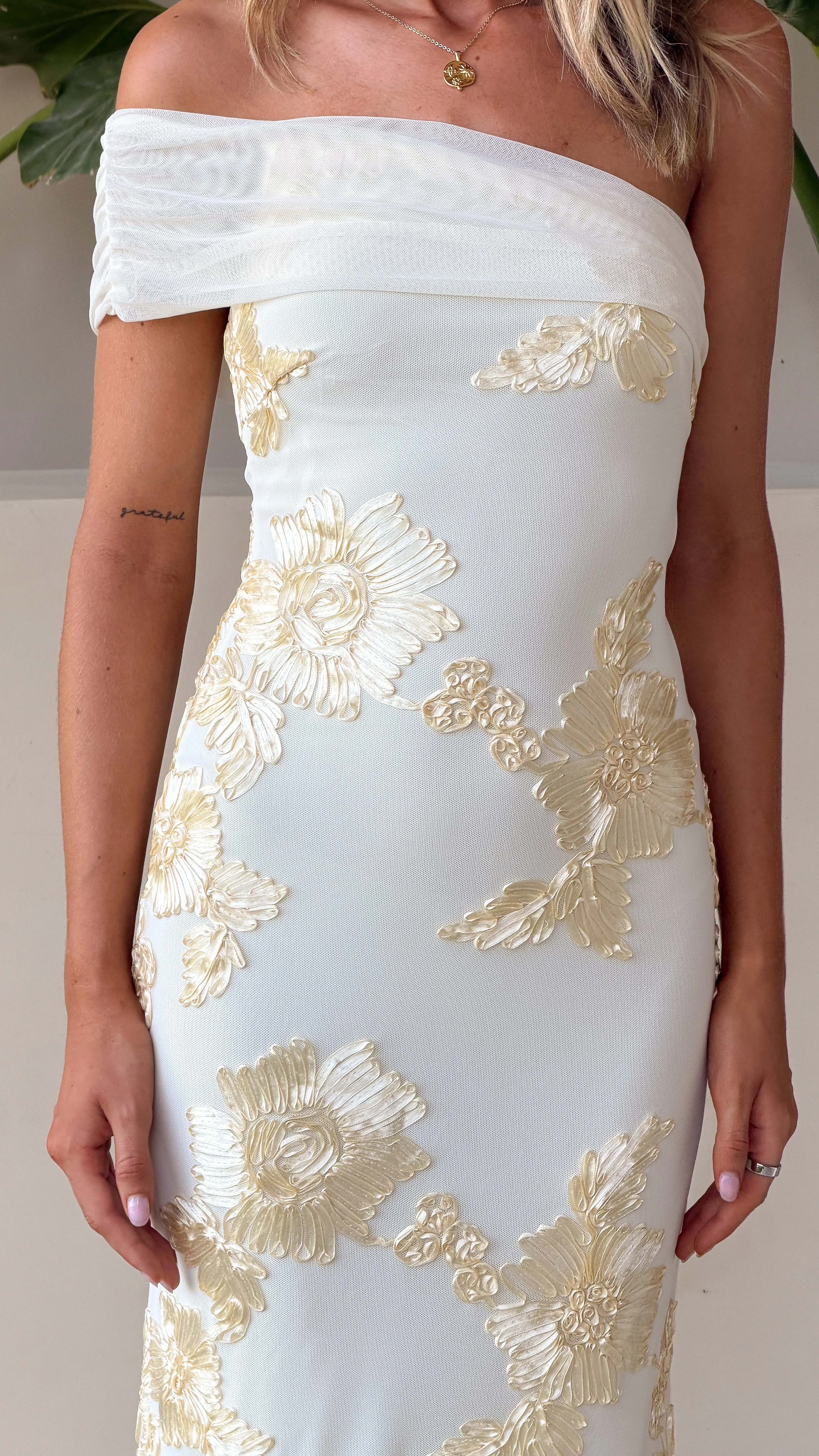 Faith Maxi Dress - Yellow Floral sold by Billy J product image thumbnail 5