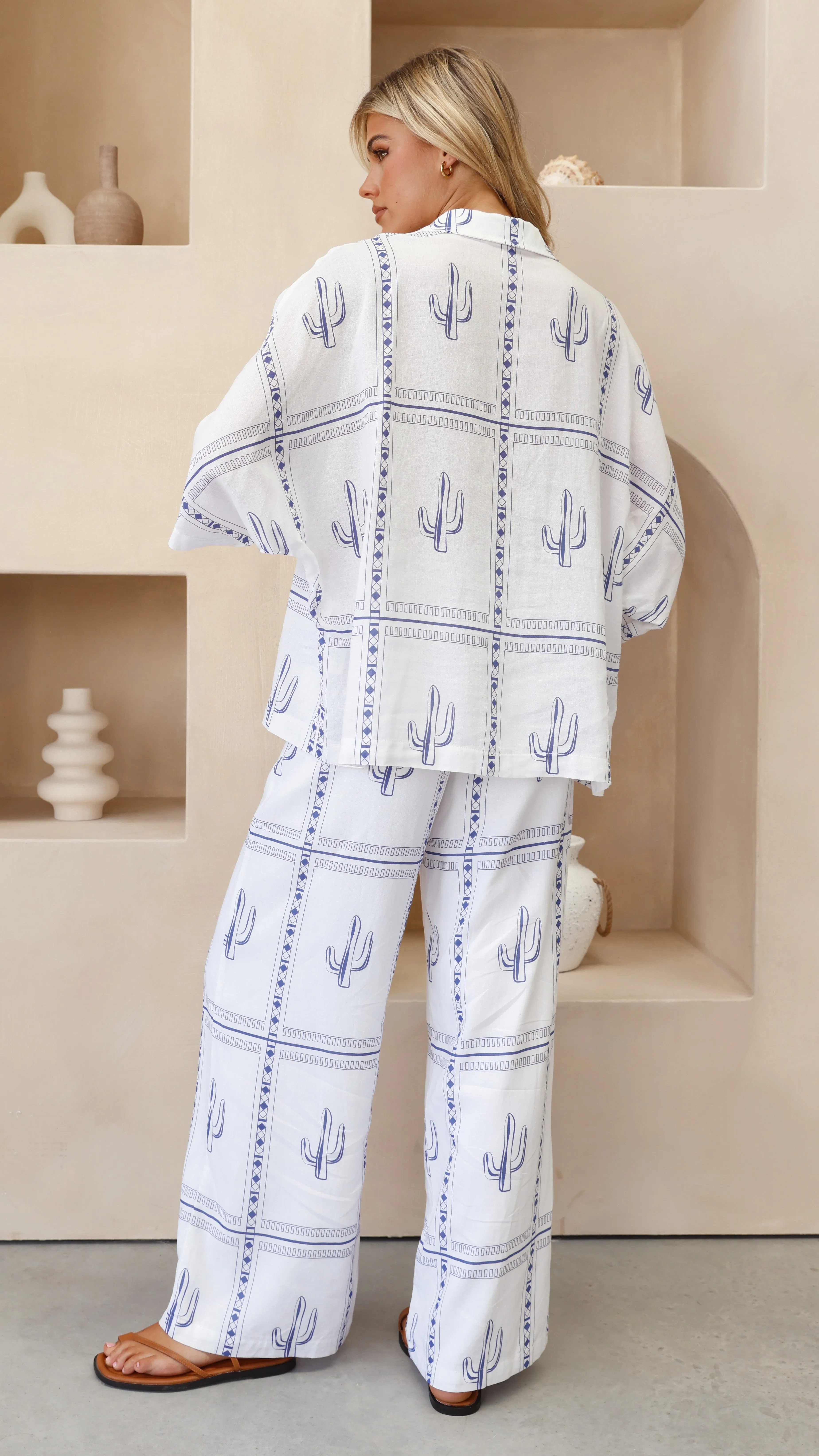 Nevada Pants - White/Blue sold by Billy J product image thumbnail 5