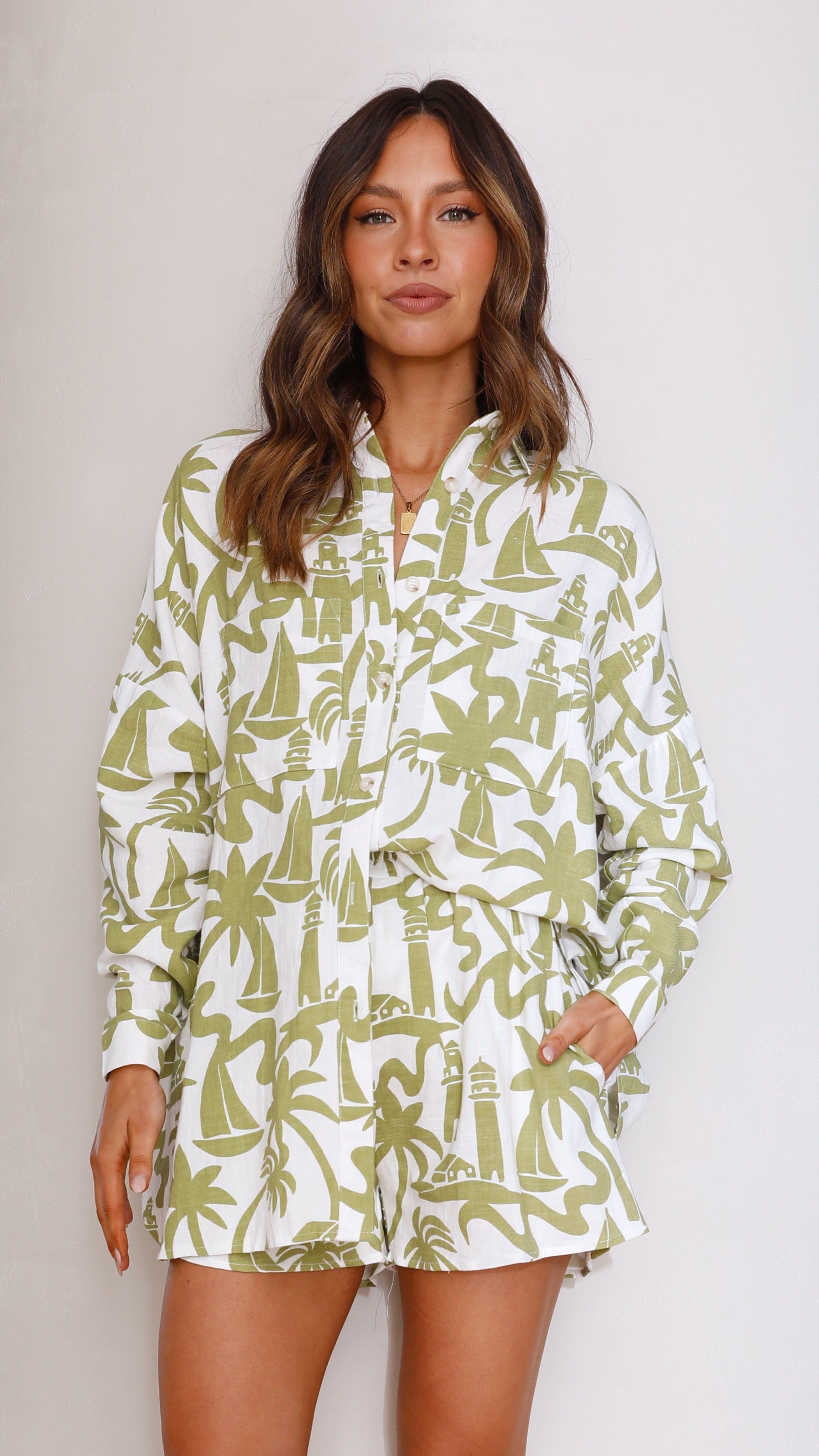 Santos Top - Lighthouse Print sold by Billy J product image thumbnail 4