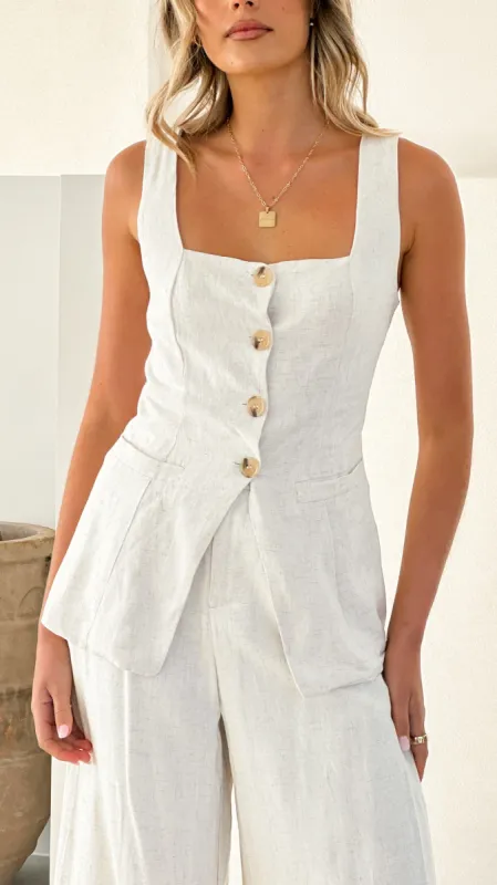 Obelia Top - Oat sold by Billy J