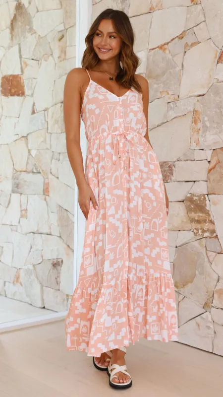 Halian Maxi Dress - Morocco Print sold by Billy J