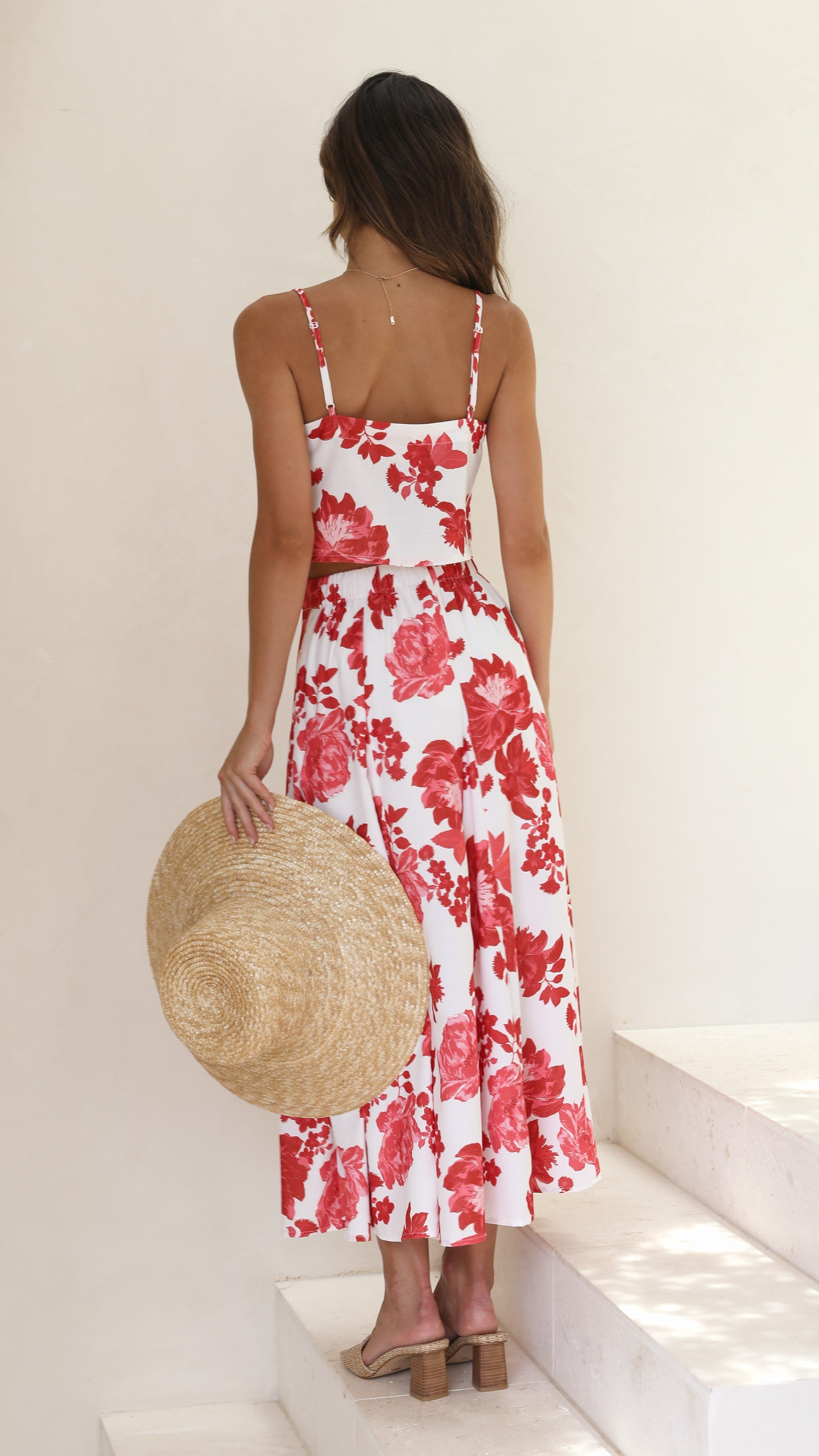 Ari Top - Red Floral sold by Billy J product image thumbnail 2