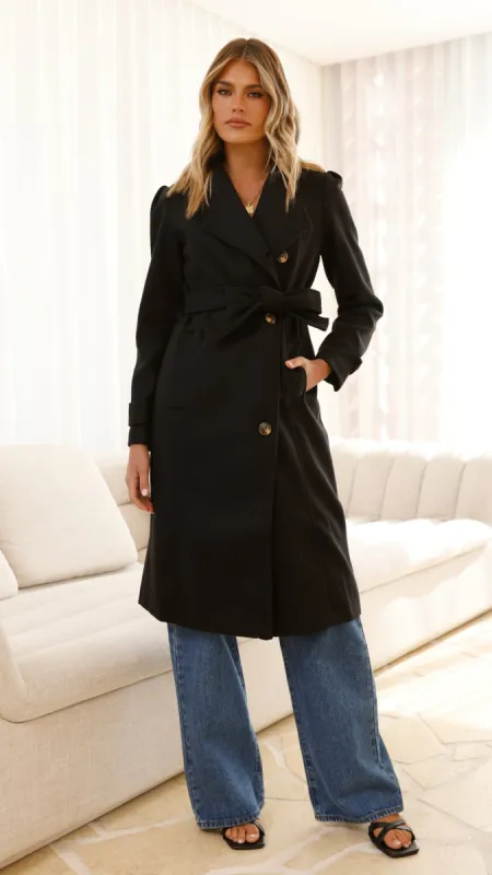 Xenos Coat - Black sold by Billy J