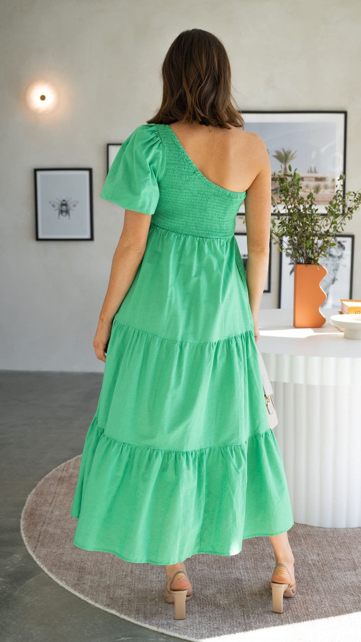 Islah Midi Dress - Green sold by Billy J product image thumbnail 2