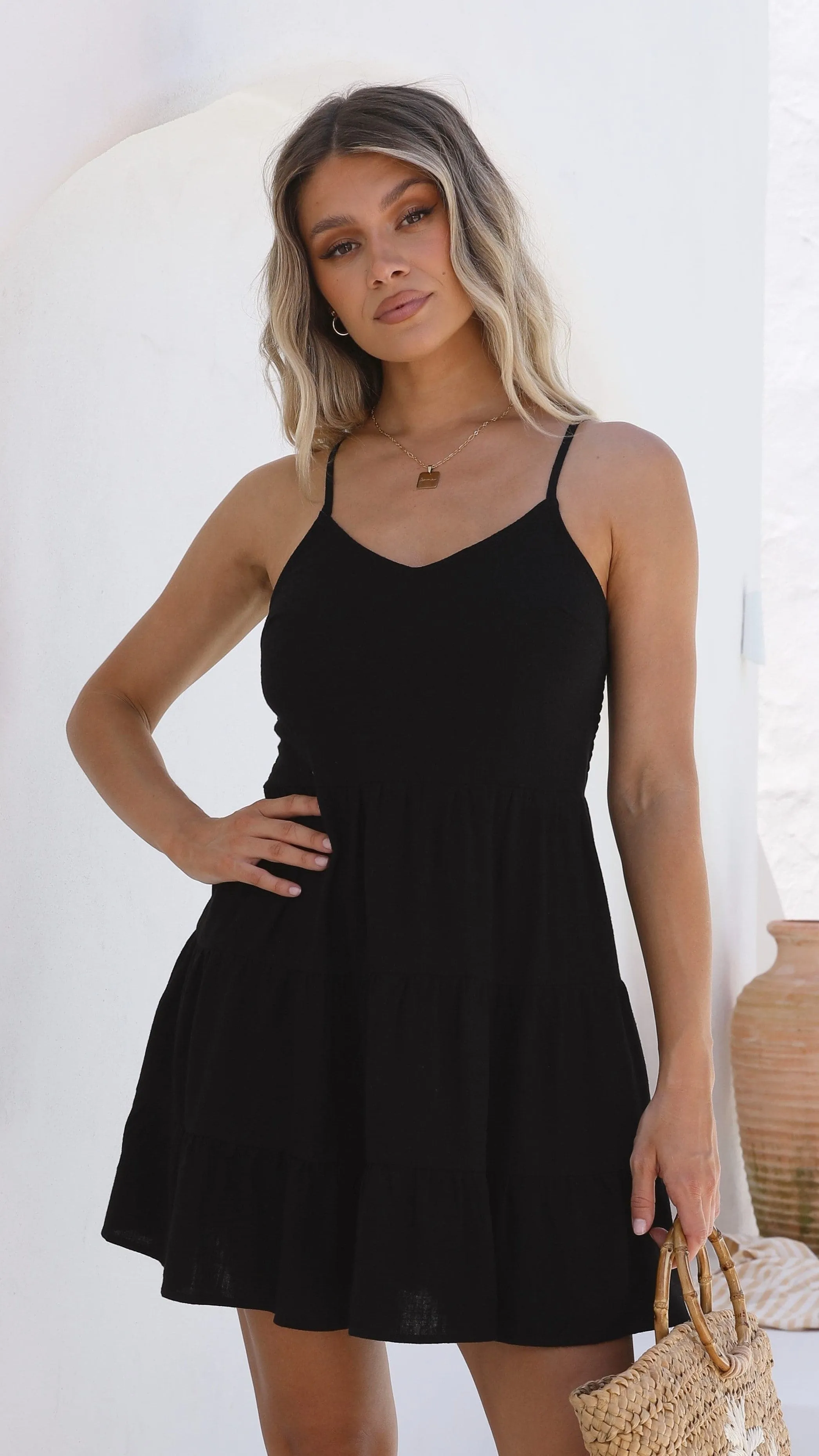 Chara Mini Dress - Black sold by Billy J