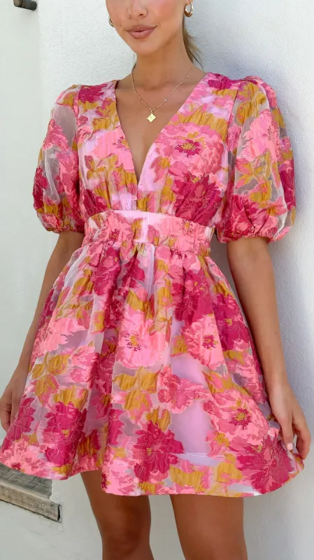 Abel Mini Dress - Pink sold by Billy J