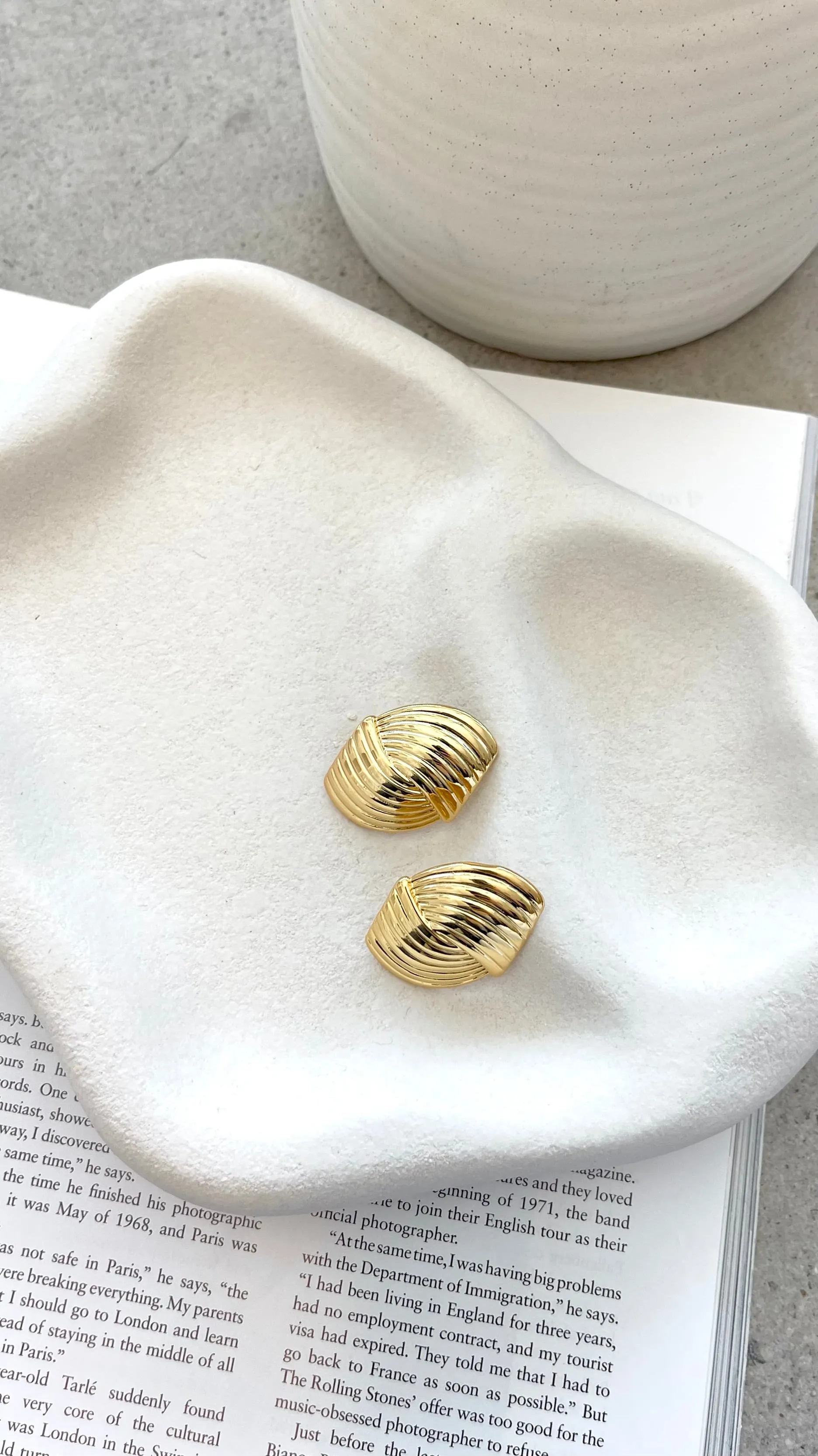 Winona Earrings - Gold sold by Billy J product image thumbnail 3