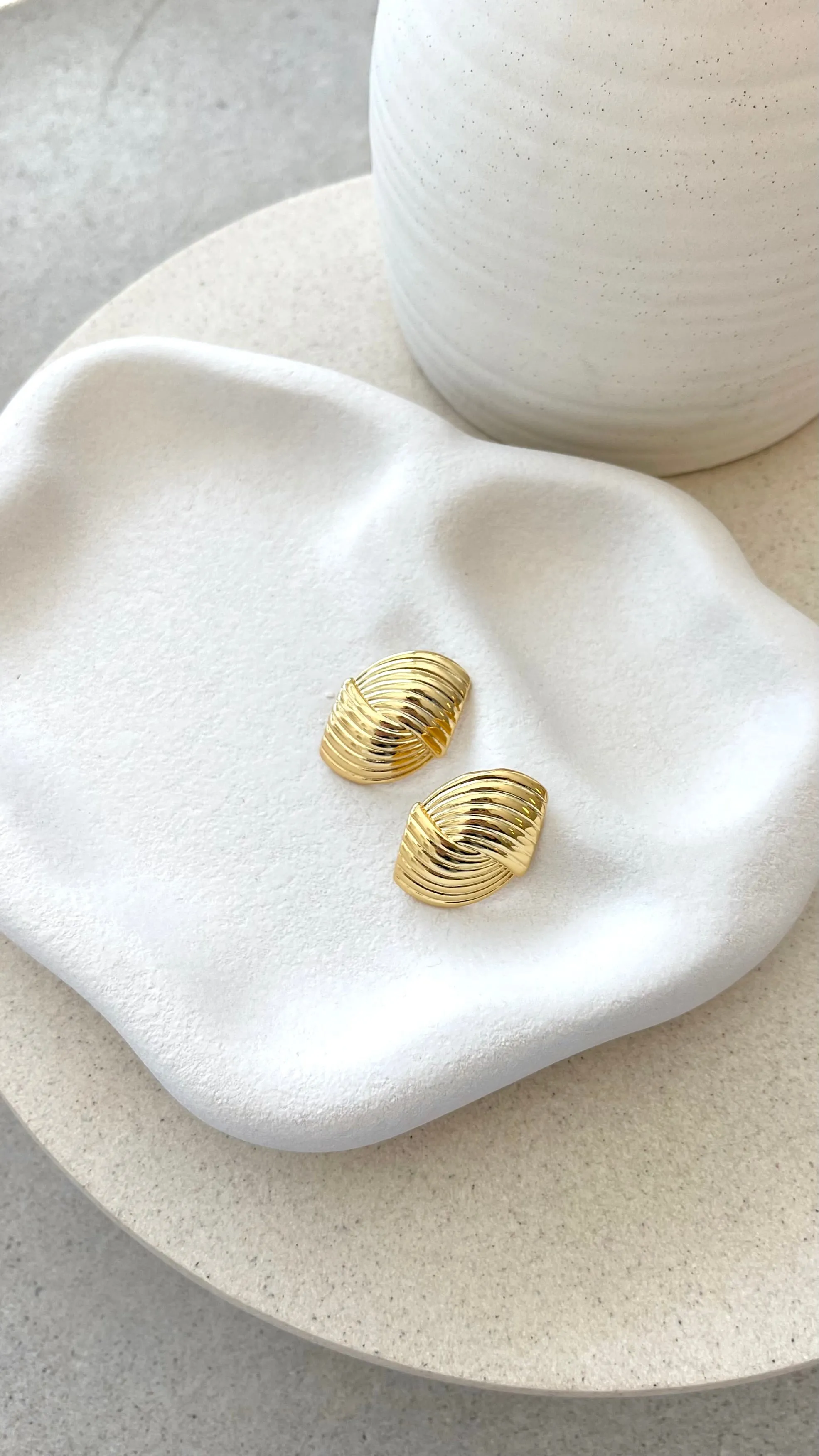 Winona Earrings - Gold sold by Billy J product image thumbnail 4