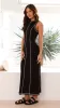 Mabili Maxi Dress - Black / White sold by Billy J