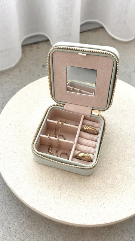 July Jewellery Box - Sage sold by Billy J