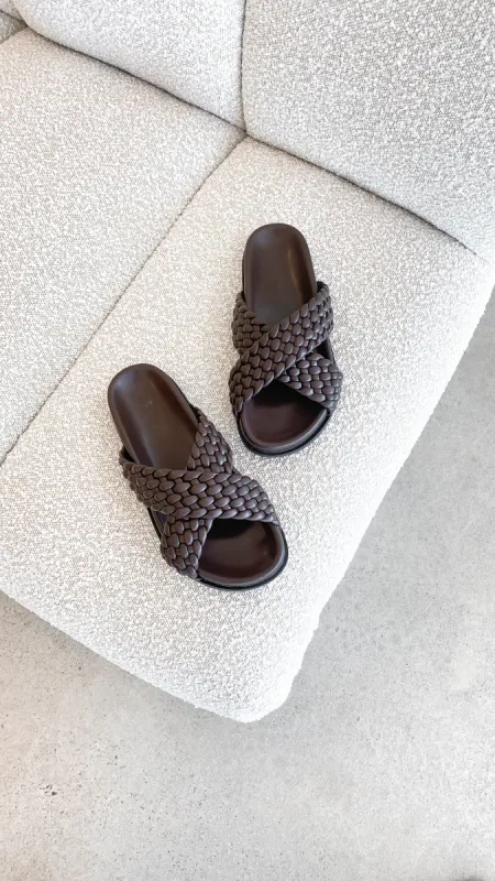 Bowie Slide - Umber sold by Billy J