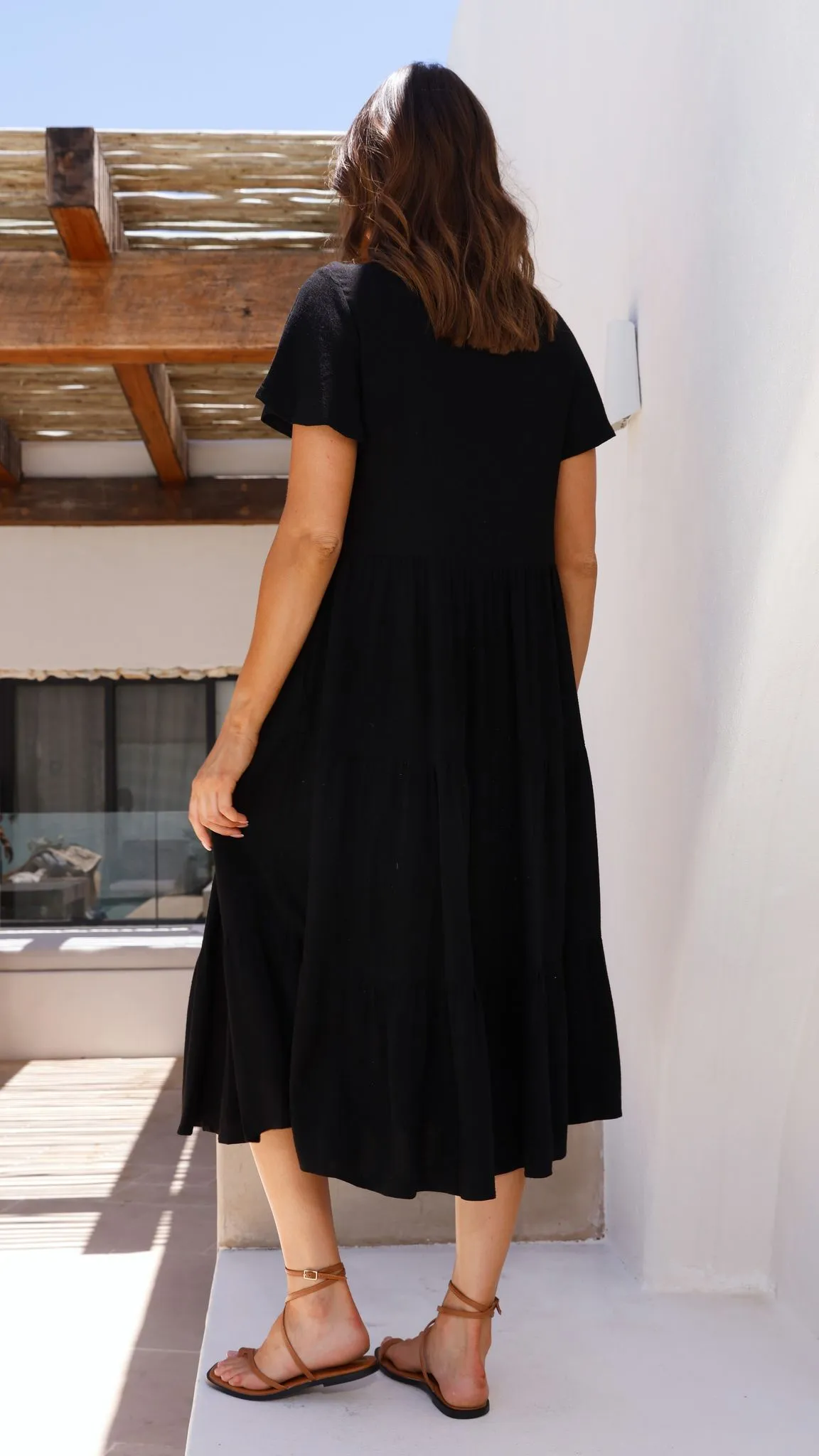 Lucinda Midi Dress - Black sold by Billy J product image thumbnail 2