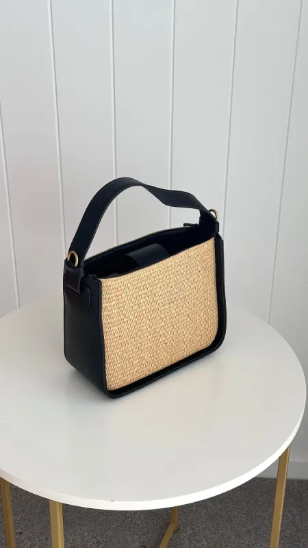 Lilaia Bag - Black / Natural sold by Billy J