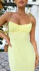 Margie Midi Dress - Yellow sold by Billy J