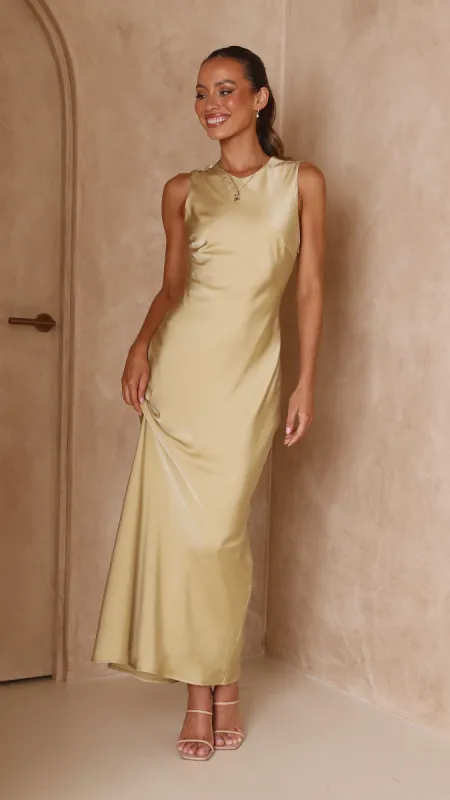 Reese Maxi Dress - Olive sold by Billy J