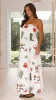 Connie Maxi Dress - White Cactus Print sold by Billy J