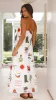 Connie Maxi Dress - White Cactus Print sold by Billy J