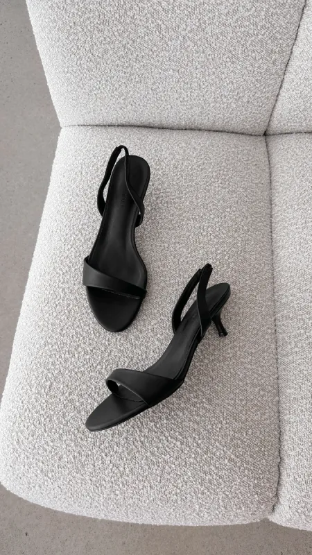 Kamori Heel - Black sold by Billy J
