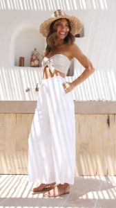 Juliette Pants - White sold by Billy J