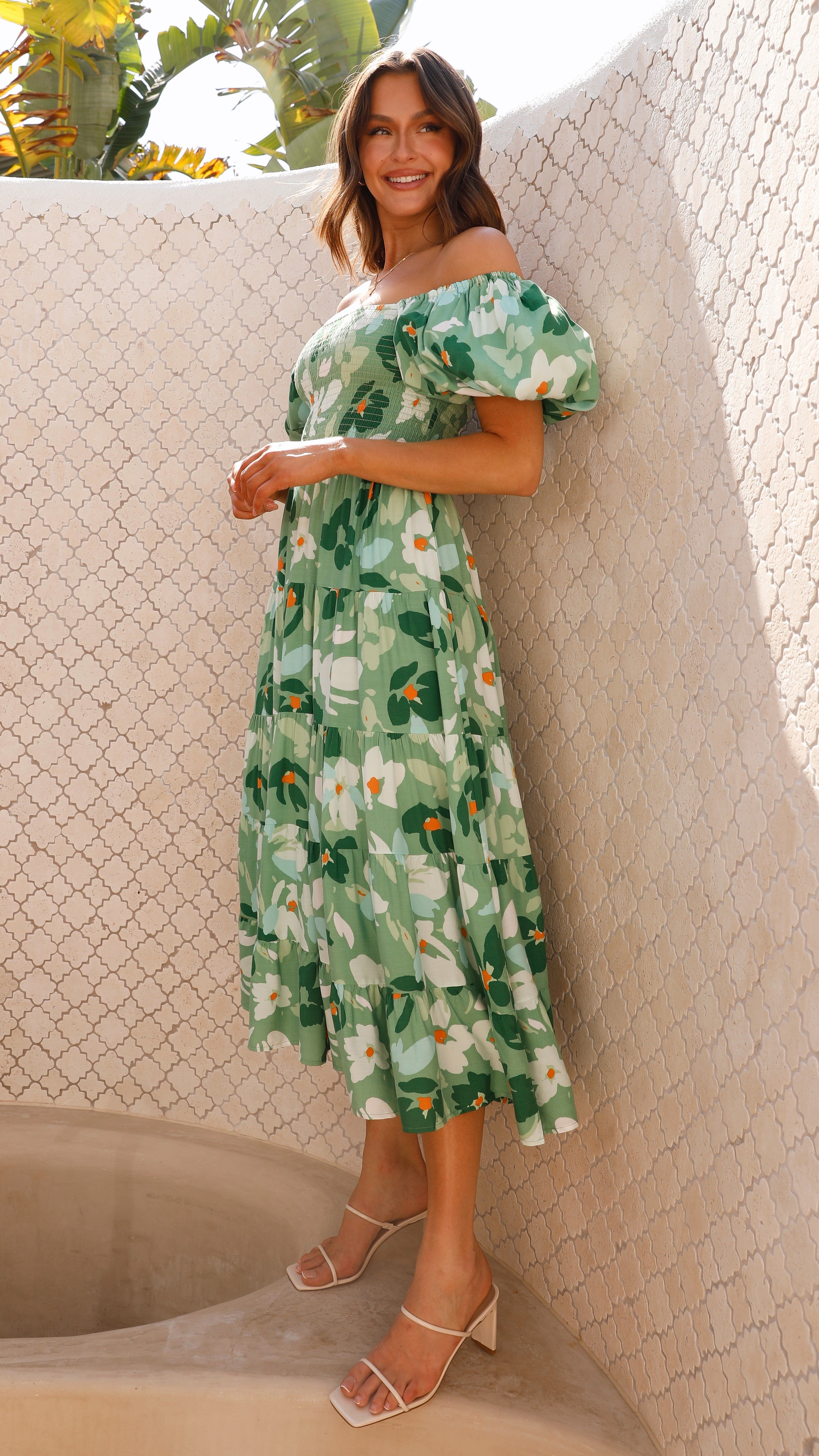 Clarity Maxi Dress - Green sold by Billy J product image thumbnail 4