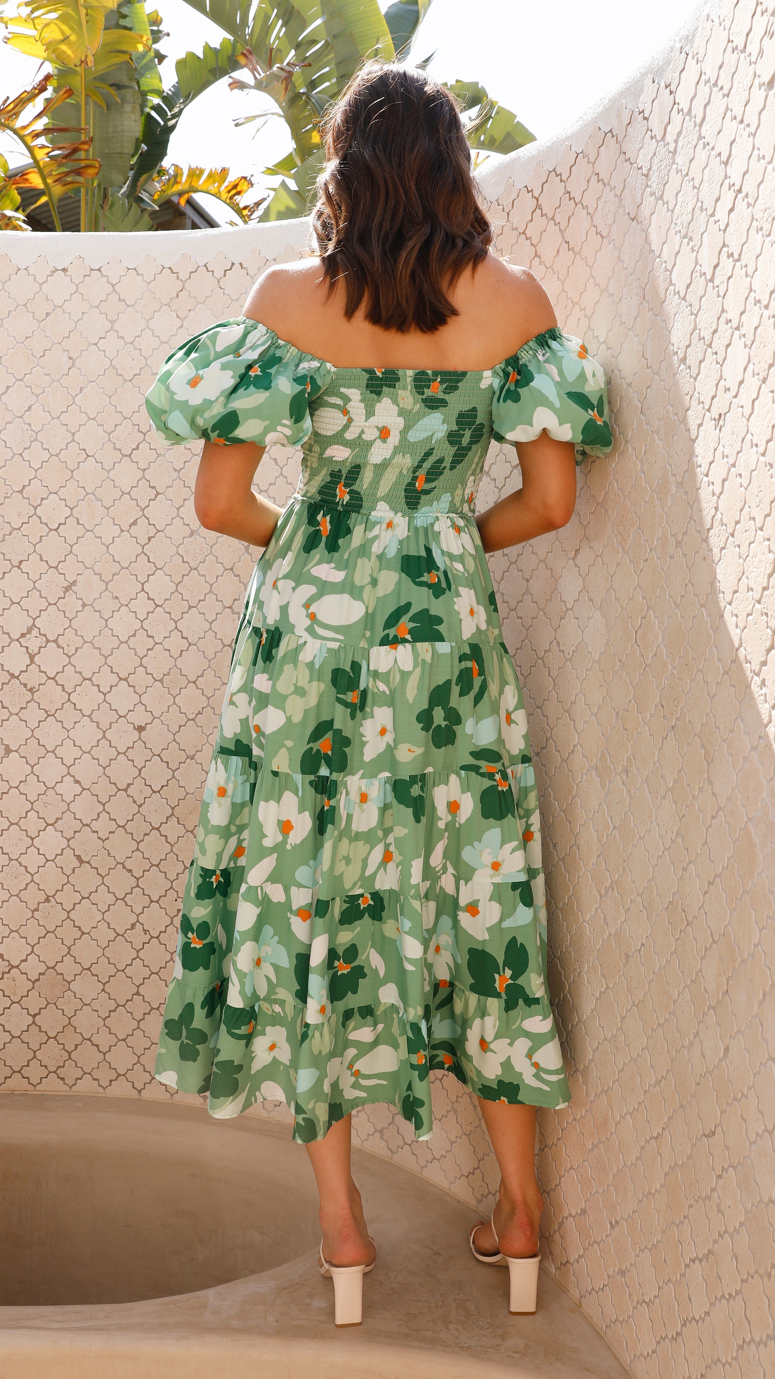 Clarity Maxi Dress - Green sold by Billy J product image thumbnail 2