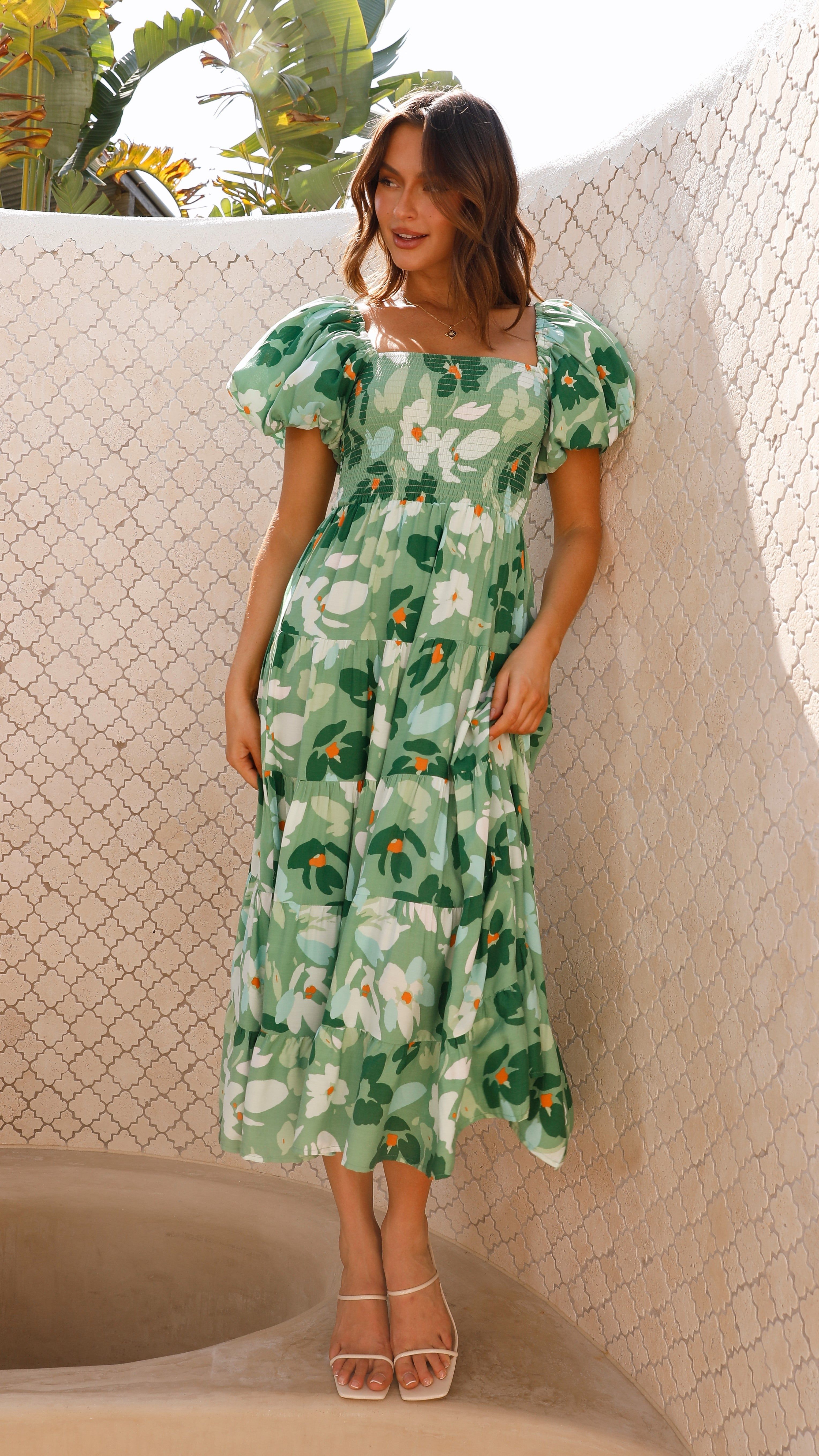 Clarity Maxi Dress - Green sold by Billy J product image thumbnail 5