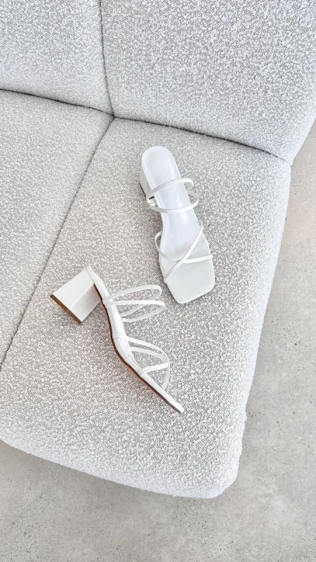 Yesha Heel - White Scale sold by Billy J