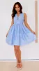 Gracey Mini Dress - Blue sold by Billy J