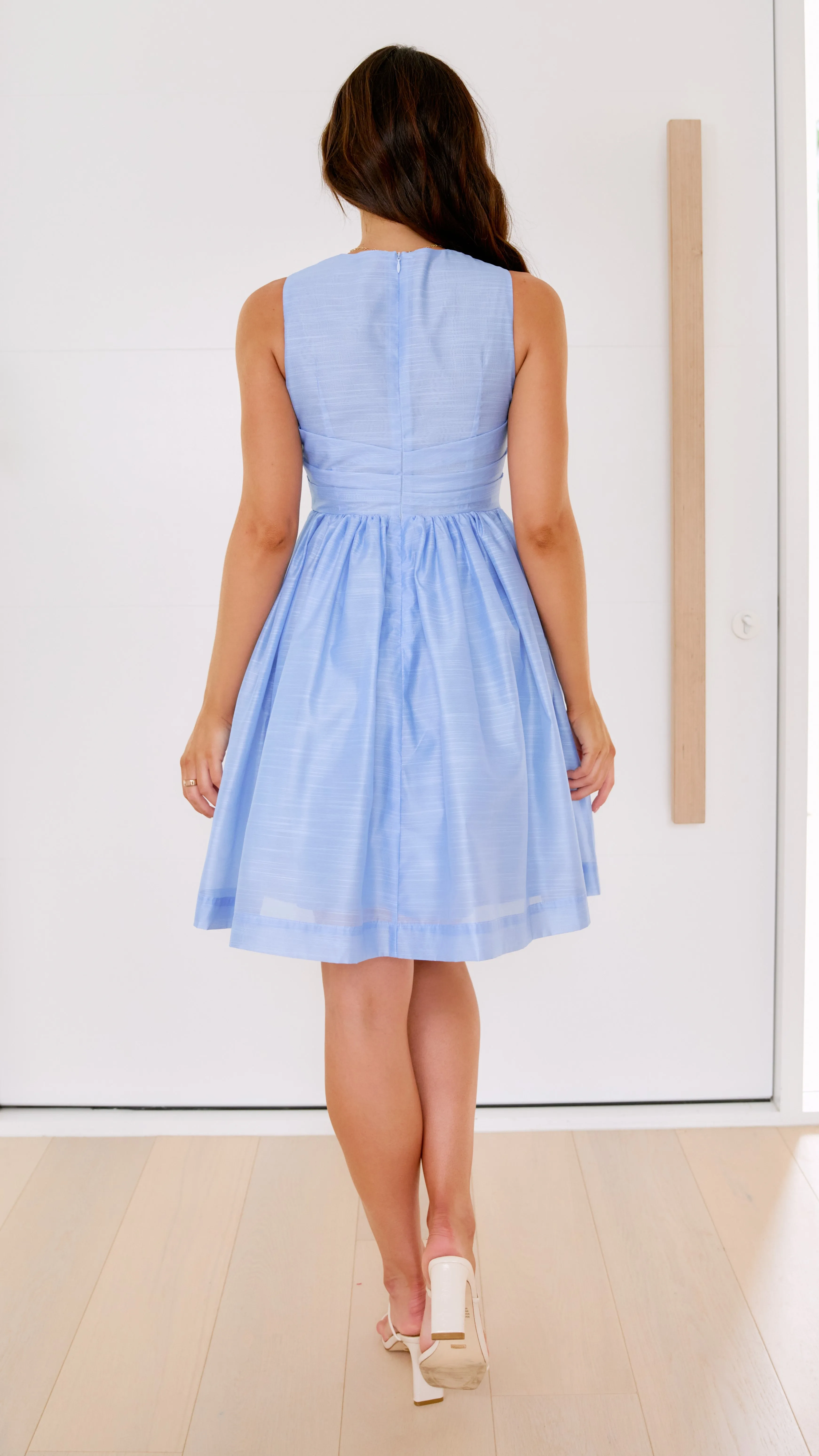 Gracey Mini Dress - Blue sold by Billy J product image thumbnail 2