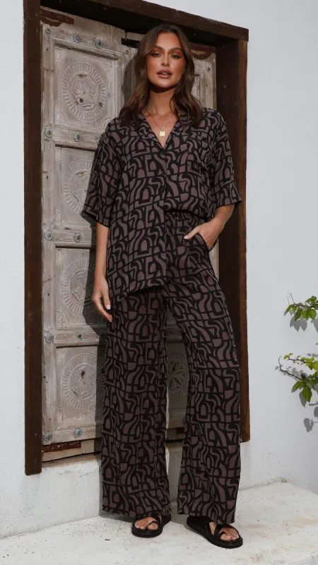 Yves Cupro Pant - Goya Print sold by Billy J