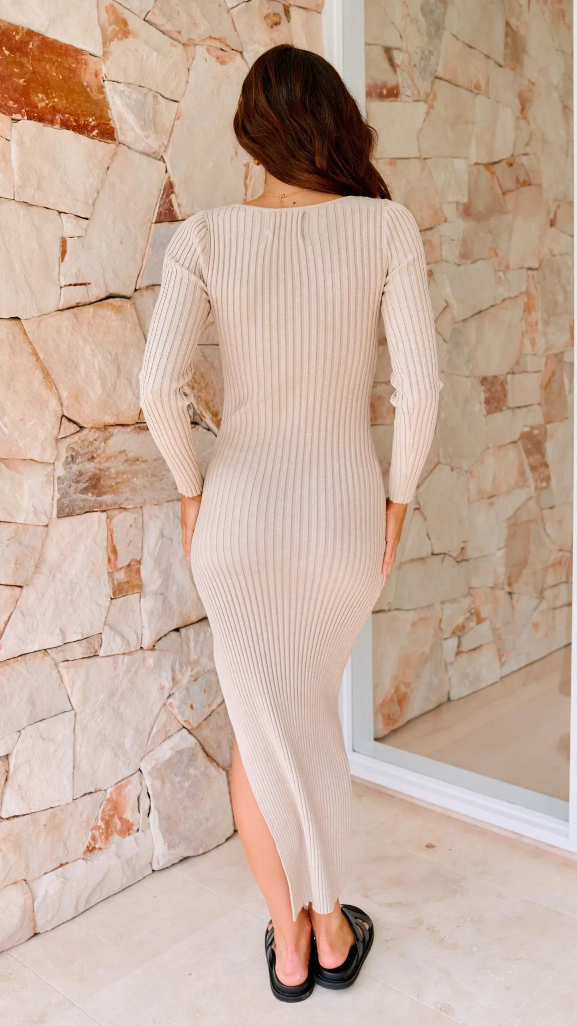 Kaavia Midi Dress - Nude sold by Billy J product image thumbnail 2