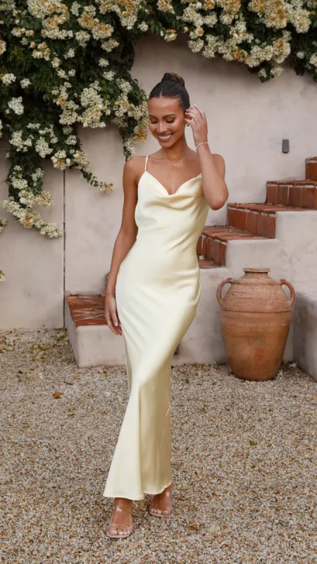Willow Maxi Dress - Yellow sold by Billy J