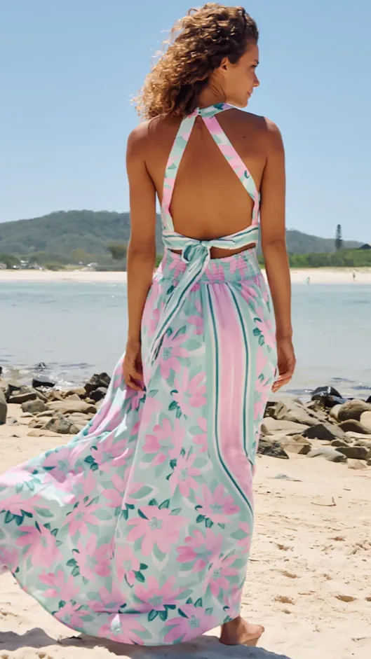 Endless Summer Maxi Dress - Voyage Print sold by Billy J product image thumbnail 2