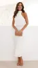 Estha Linen Maxi Dress - White sold by Billy J