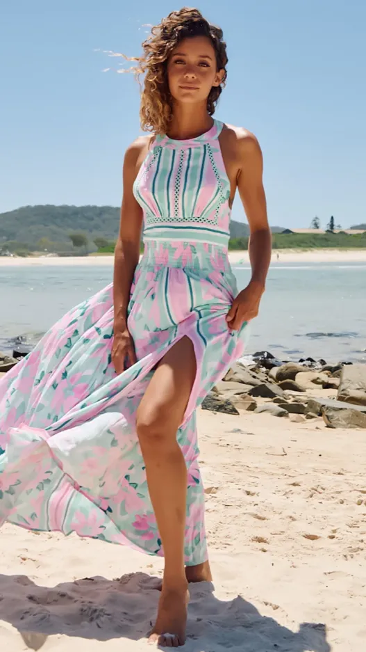 Endless Summer Maxi Dress - Voyage Print sold by Billy J product image thumbnail 4