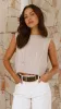 Kaiko Knitted Vest - Light Beige sold by Billy J