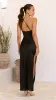 Jenna Maxi Dress - Black sold by Billy J
