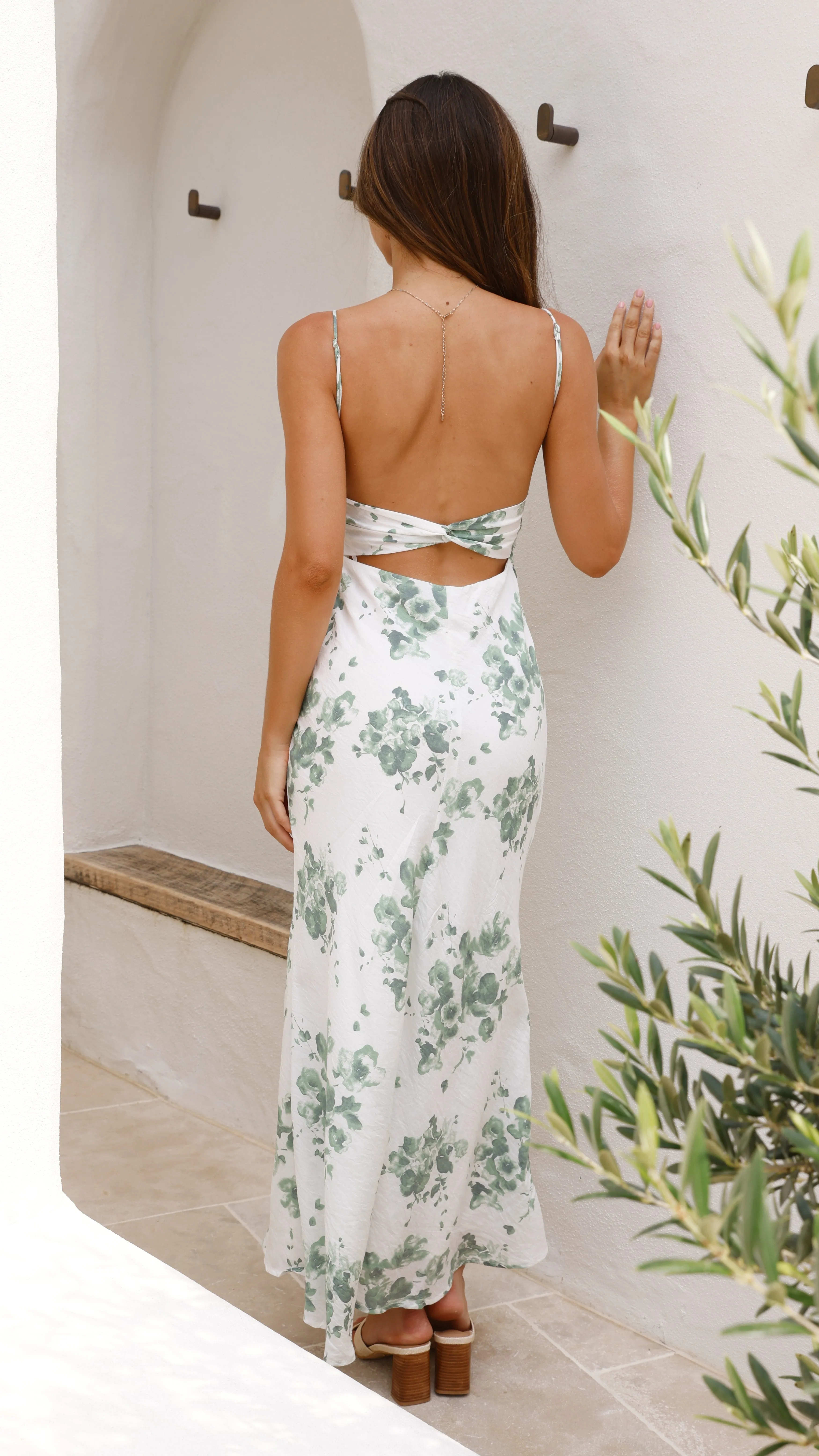 Margie Midi Dress - Green Floral sold by Billy J product image thumbnail 2