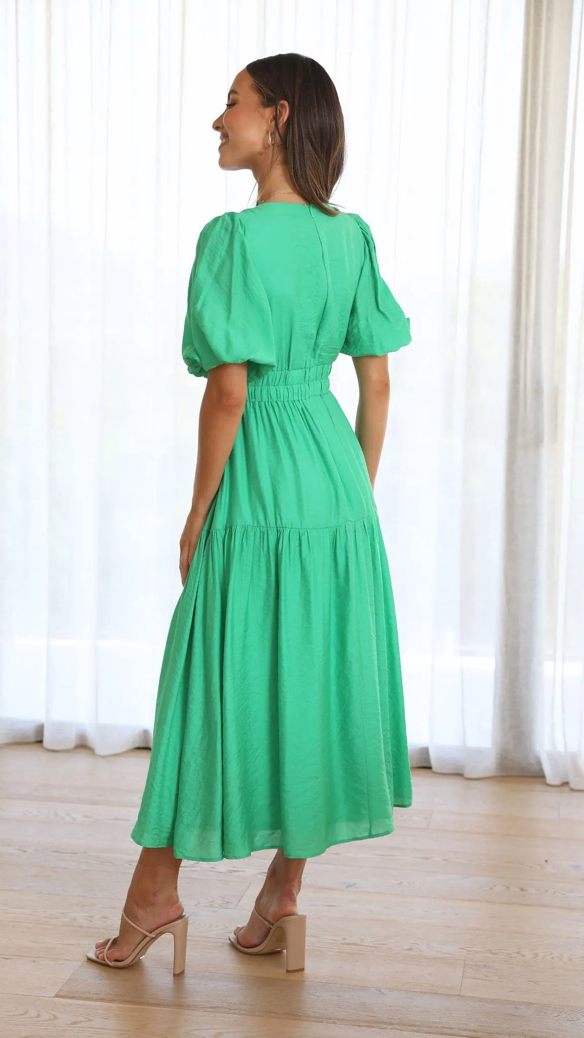 Erin Midi Dress - Green sold by Billy J product image thumbnail 2