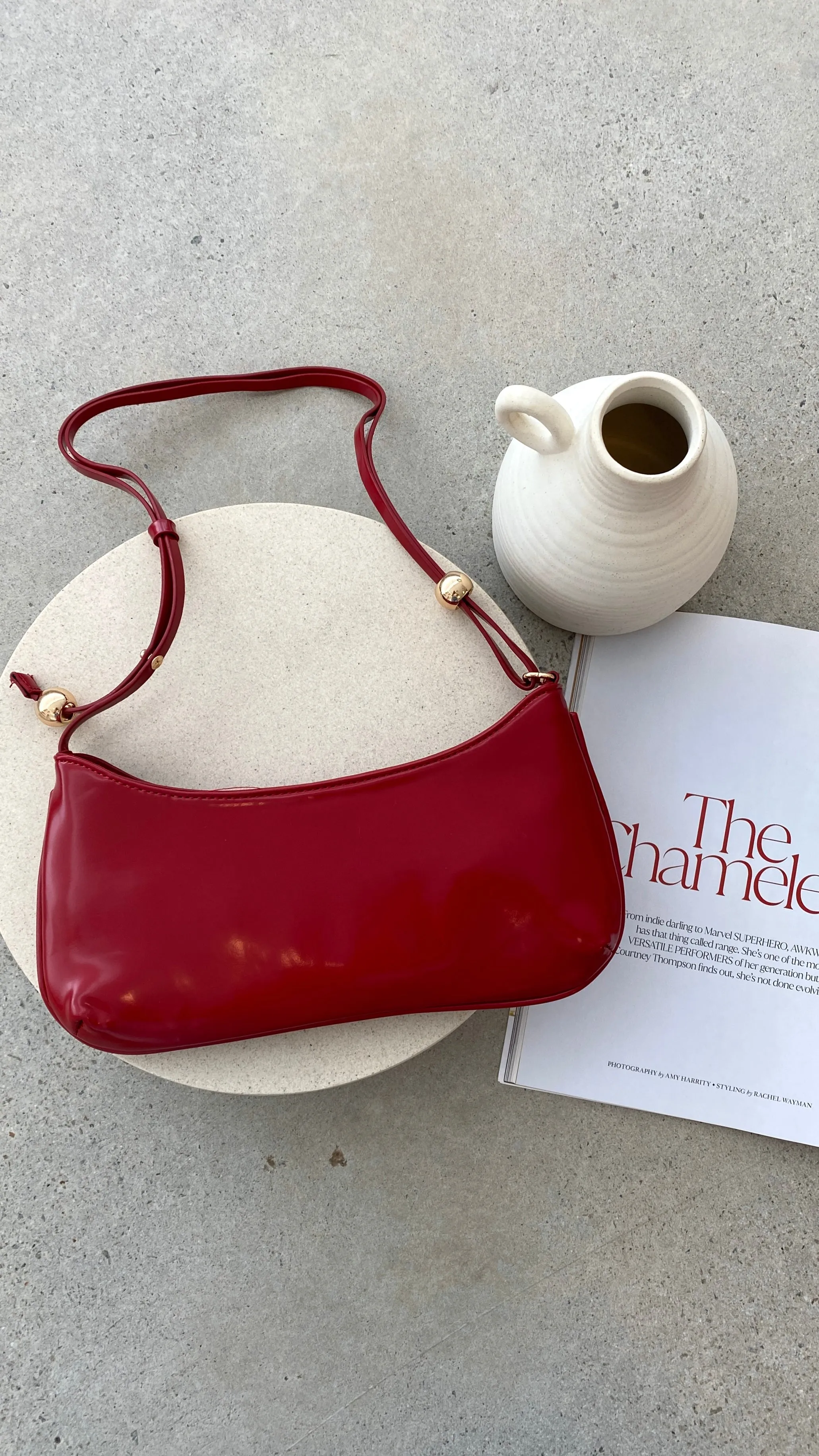 Rosabelle Shoulder Bag - Strawberry Shine sold by Billy J product image thumbnail 3