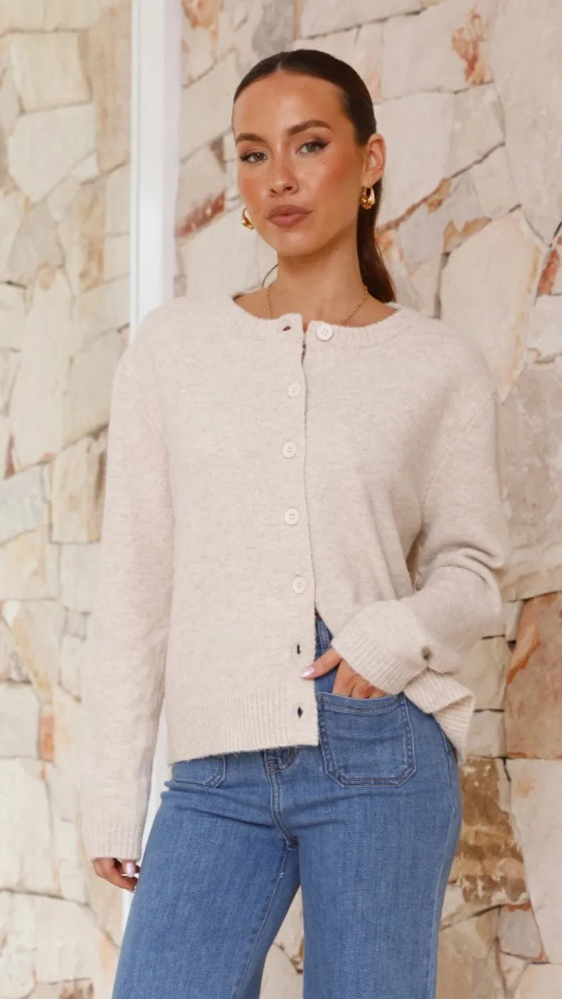 Carinna Knit Jumper - Beige sold by Billy J product image thumbnail 2
