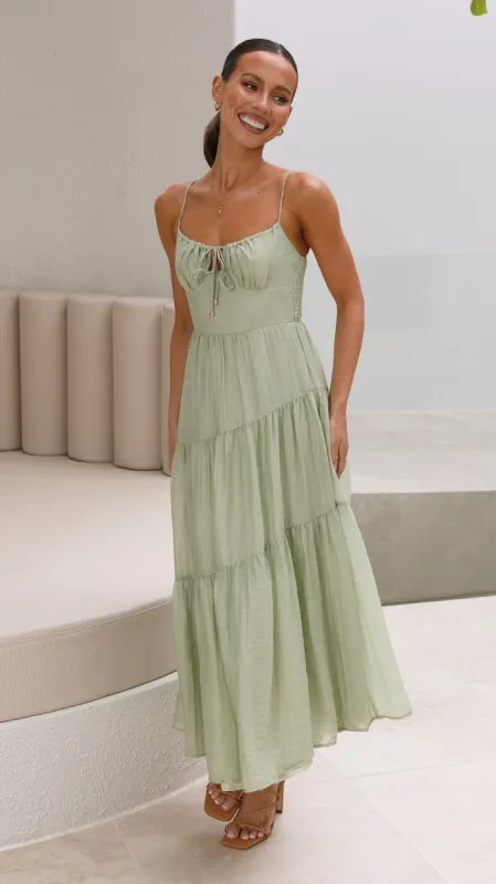 Cove Maxi Dress - Sage sold by Billy J