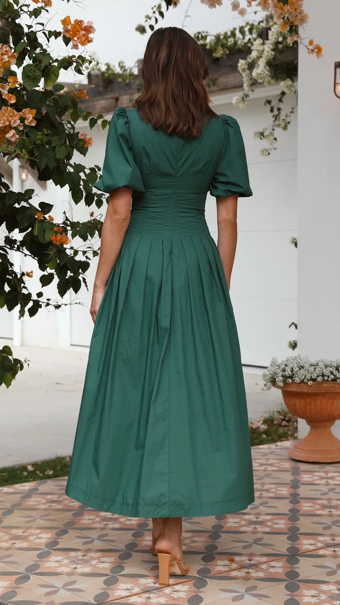 Laura Midi Dress - Emerald sold by Billy J product image thumbnail 2