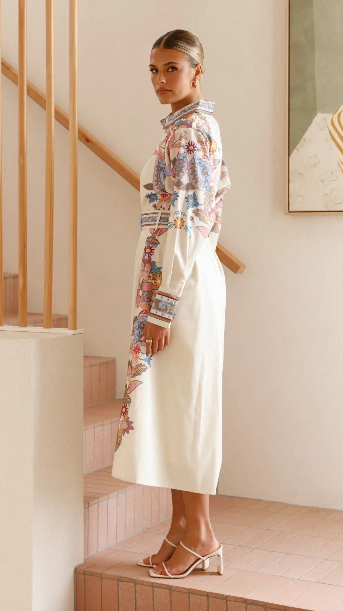 Alaia Midi Dress - Cream sold by Billy J product image thumbnail 4