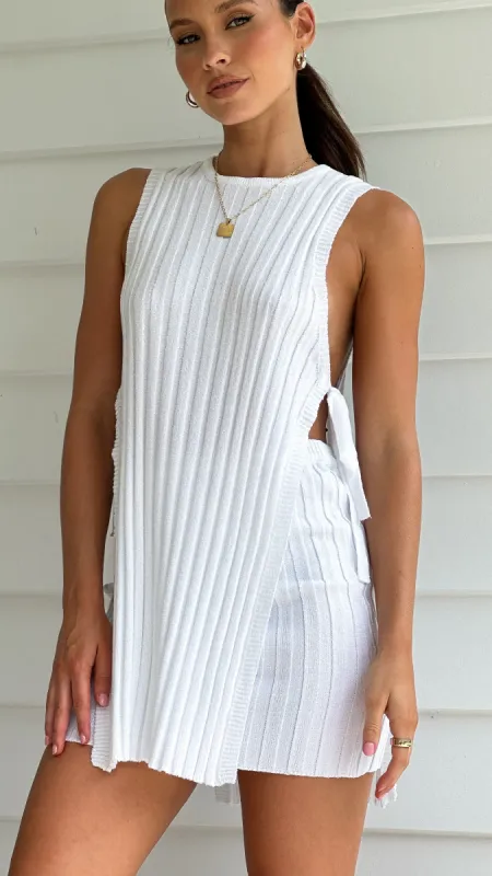Baha Dylan Top -  White sold by Billy J