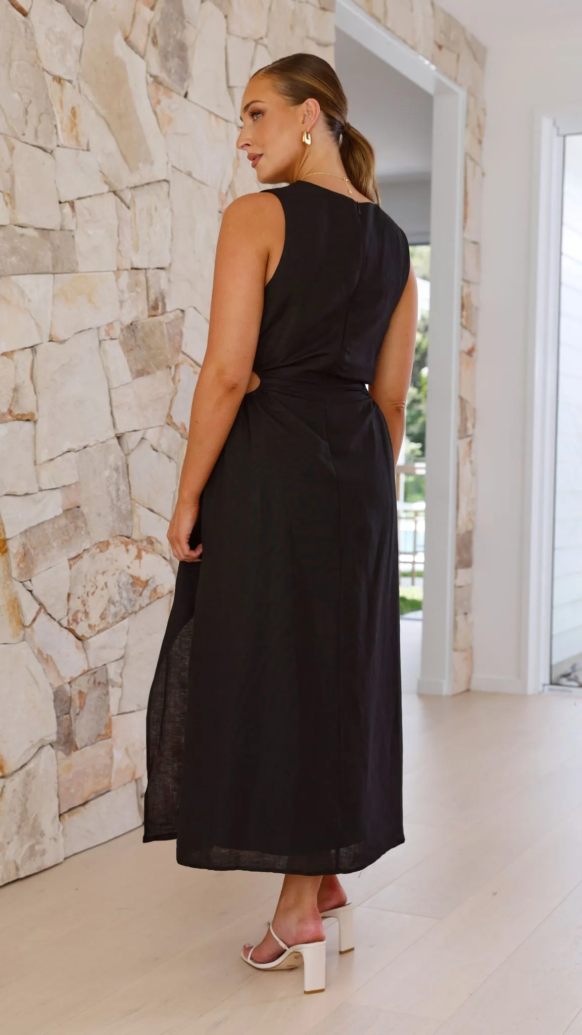 Jamila Midi Dress - Black sold by Billy J product image thumbnail 4