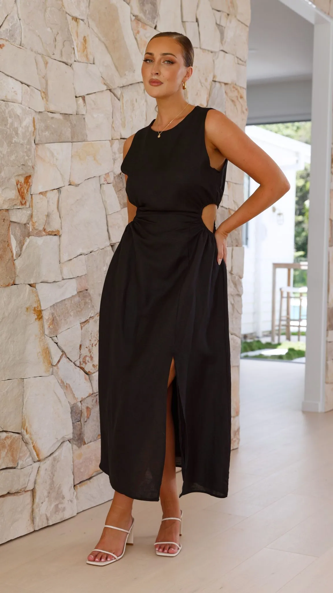 Jamila Midi Dress - Black sold by Billy J product image thumbnail 2