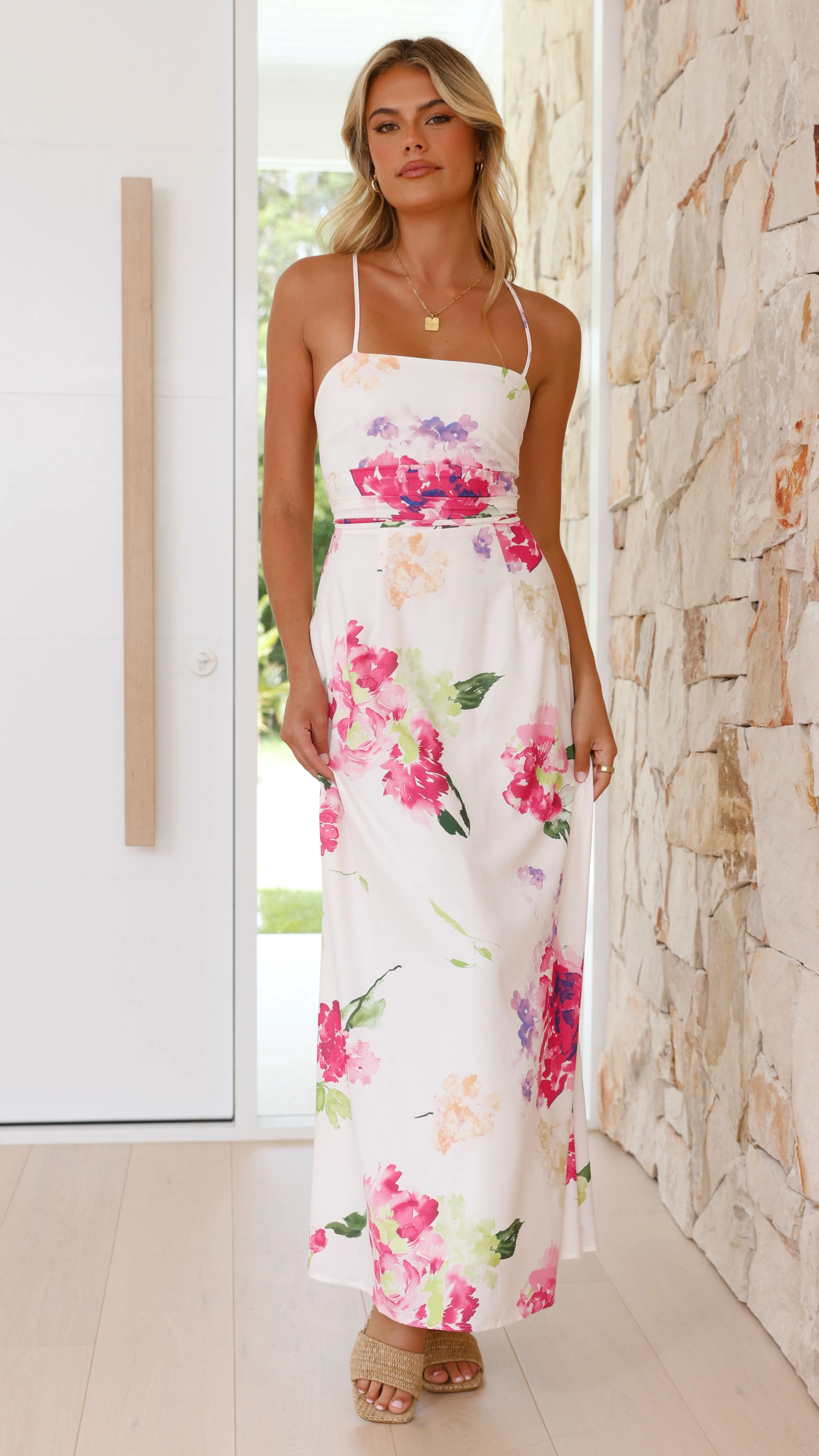 Gaiana Maxi Dress - Sweet Floral sold by Billy J product image thumbnail 4