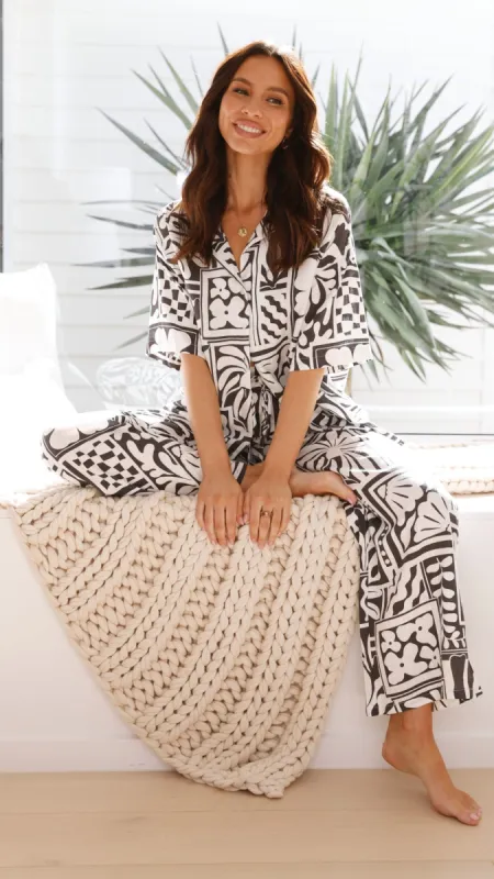 Benita Button Up Shirt - Laie Floral sold by Billy J