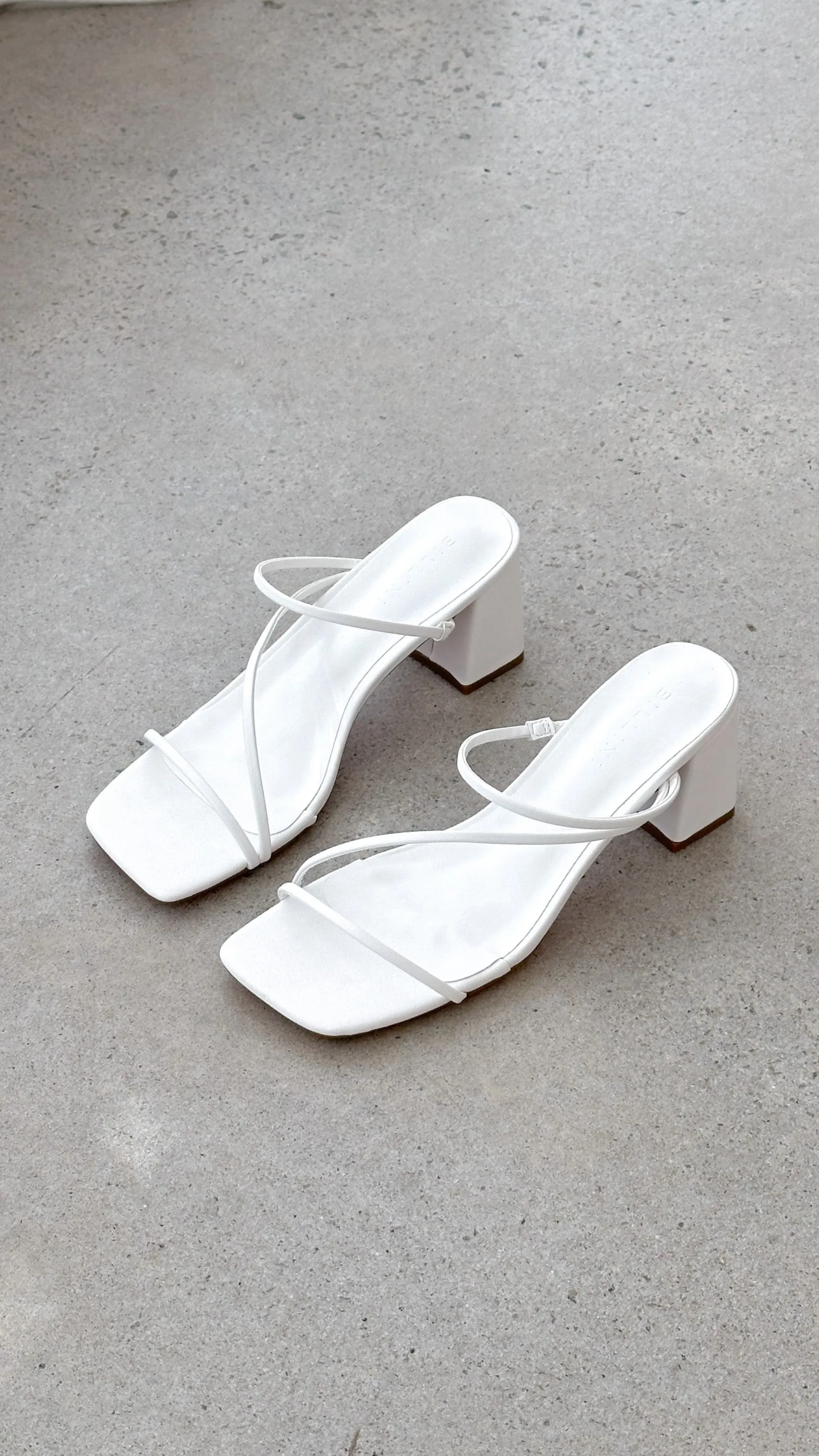 Yazmin Heel 2.0 - White sold by Billy J